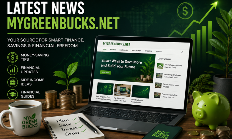 Latest News MyGreenBucks.net