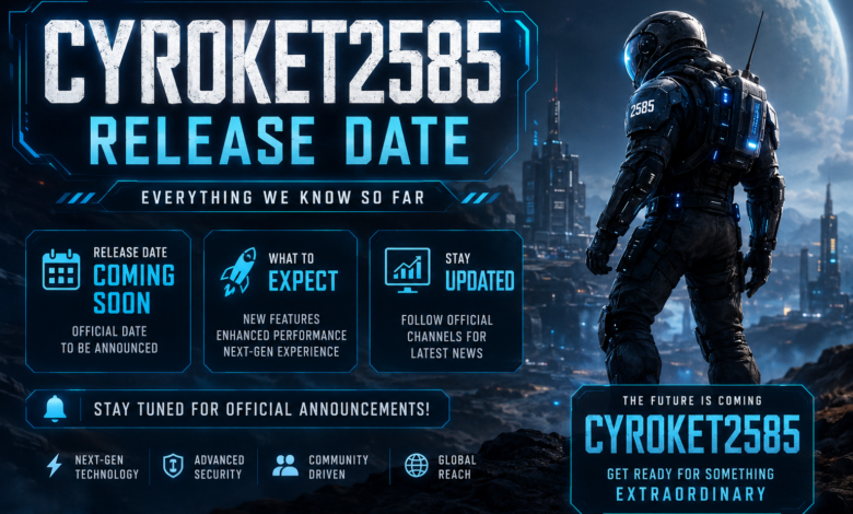 Cyroket2585 Release Date