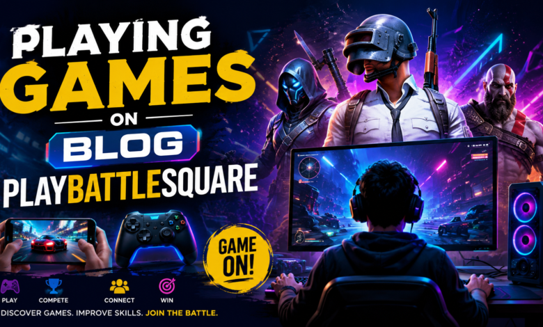 Playing Games on Blog PlayBattleSquare